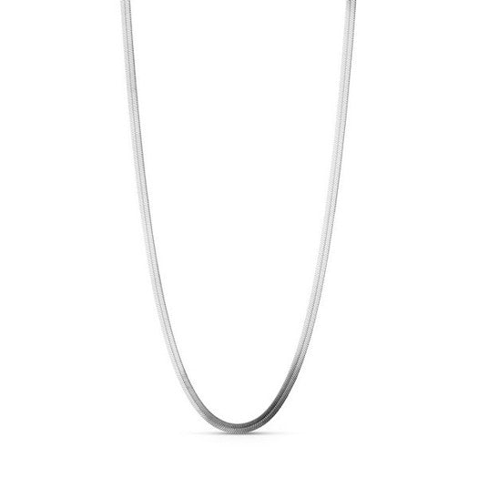 Caroline halskæde i sterlingsølv fra Enamel Copenhagen 42–45 cm, 3 mm bred.
